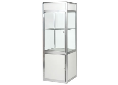 Glass Showcase Cabinet - illuminated/lockable