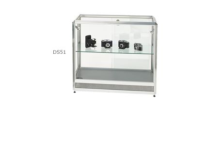 Glass Showcase Cabinet - illuminated & lockable