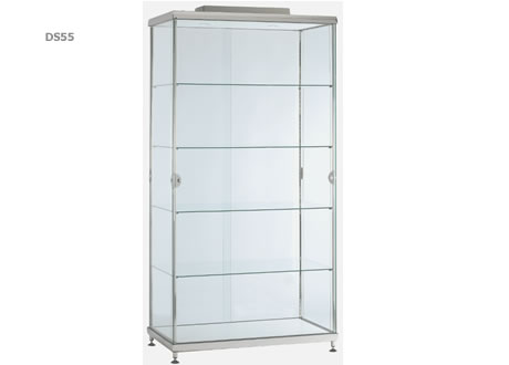 Double Glass Host Showcase Cabinet