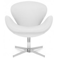 White Swan Chair Leather hire