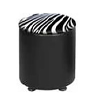Drum Faux Leather Stool hire