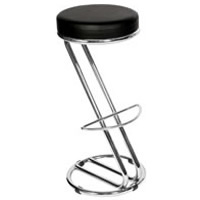 Zeta chrome frame bar stool hire