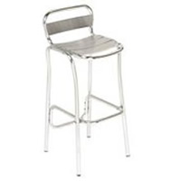 Alfresco aluminium bar stool hire
