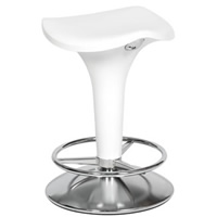 White Low Stool hire