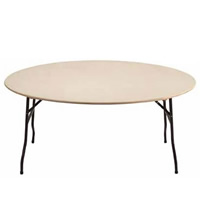 6' Round Folding Table hire