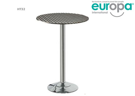 Stainless Steel Topped Bar Table