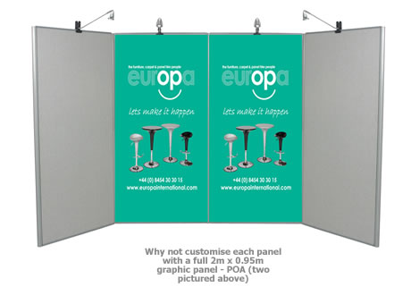 2m x 0.95m Graphic Panels Only