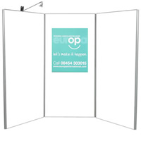 3 Panel Display Boards - Lighting seperate hire