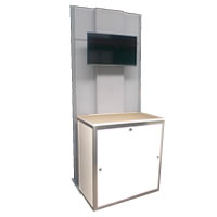 TV Mounted Lockable Stand hire