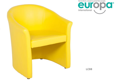 Erica Yellow Tub Chair